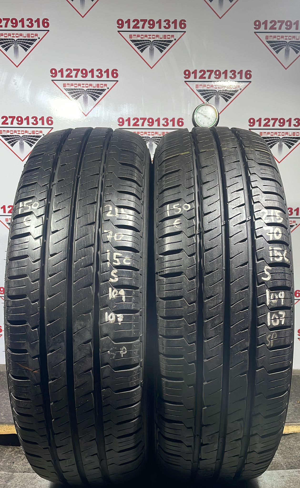 HANKOOK VANTRA USADO  215/70 R15C 109/107 S